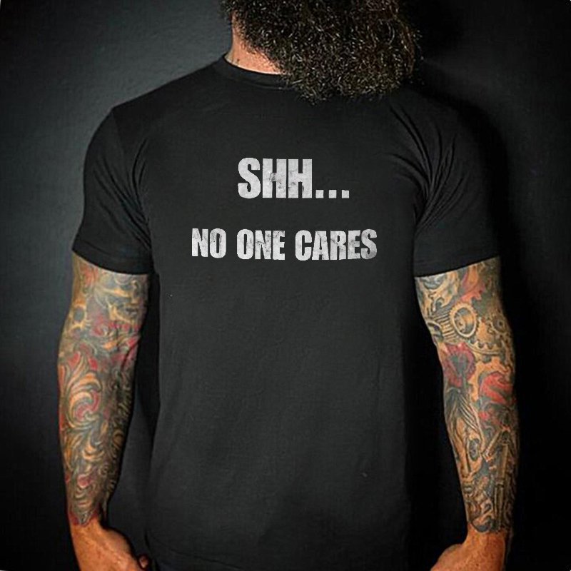 SHE NO ONE CARES GRAPHIC TEE