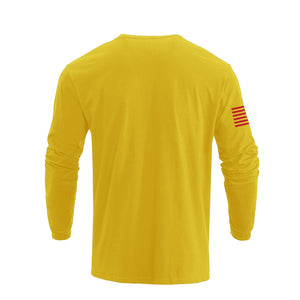 USA FLAG GRAPHIC LONG SLEEVE T-SHIRT