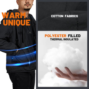 POCKETS HOODED COTTON JACKETS