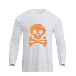 RETRO SKULL GRAPHIC LONG SLEEVE T-SHIRT