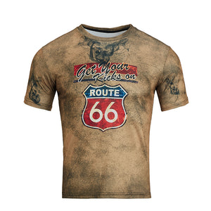Men's Route 66 Short Sleeve Graphic T Shirt