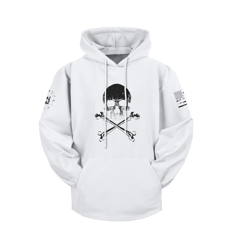 WAFFLE SKULL BREATHABLE HOODIE