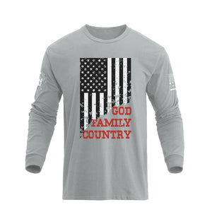 USA FLAG GFC GRAPHIC LONG SLEEVE T-SHIRT