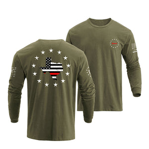 PATRIOT TEXAS GRAPHIC LONG SLEEVE T-SHIRT