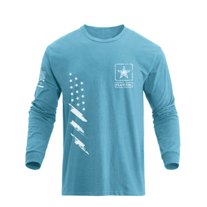 USA FLAG FEARLESS GRAPHIC LONG SLEEVE T-SHIRT