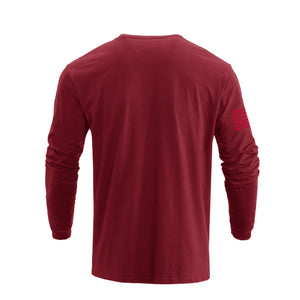 USA FLAG GRAPHIC LONG SLEEVE T-SHIRT