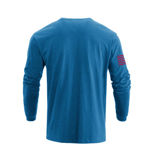 USA FLAG GRAPHIC LONG SLEEVE T-SHIRT