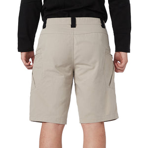 SKULL ZIPPER COLORBLOCK 11'' INSEAM CARGO SHORTS WITH BELT