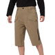 MULTI-POCKET ZIPPER 13'' INSEAM CARGO SHORTS WITH BELT