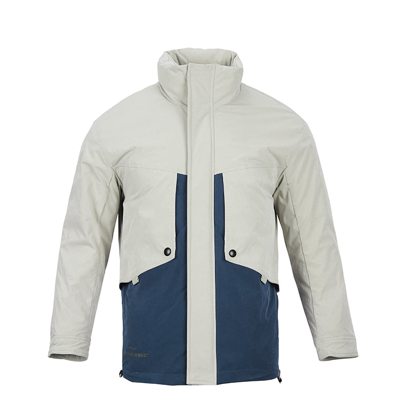 COLOR BLOCK STITCHED DOWN JACKET