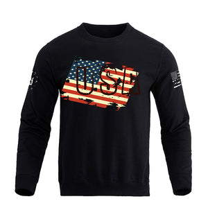 USA FLAG SWEATSHIRT