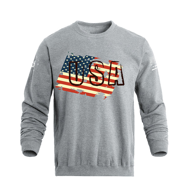 USA FLAG SWEATSHIRT