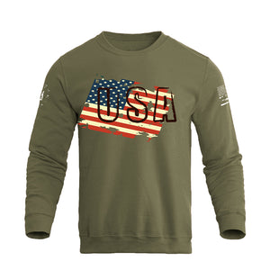 USA FLAG SWEATSHIRT