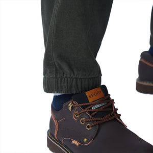 POCKETS FLEECE CARGO PANTS