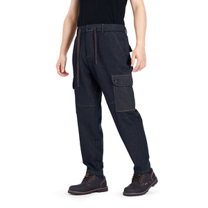 POCKETS RIBBED PANTS