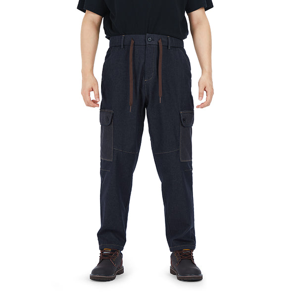 POCKETS RIBBED PANTS