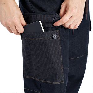 POCKETS RIBBED PANTS
