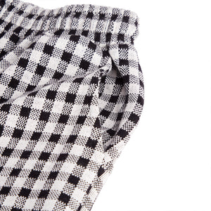 POCKETS PLAID DRAWSTRING PANTS