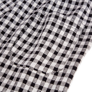 POCKETS PLAID DRAWSTRING PANTS