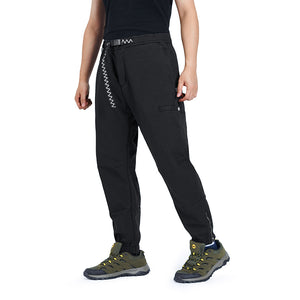 POCKETS FLEECE ZIPPER PANTS