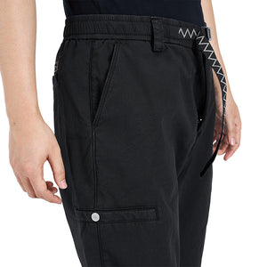 POCKETS FLEECE ZIPPER PANTS