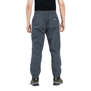 POCKETS FLEECE ZIPPER PANTS