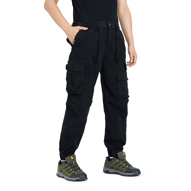 POCKETS WASHED CARGO PANTS