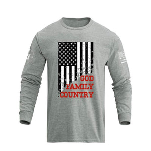USA FLAG GFC GRAPHIC LONG SLEEVE T-SHIRT