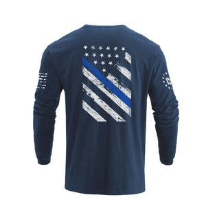 THE BLUE LINE GRAPHIC LONG SLEEVE T-SHIRT