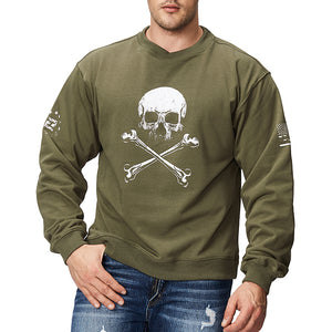 RETRO SKULL SWEATSHIRT