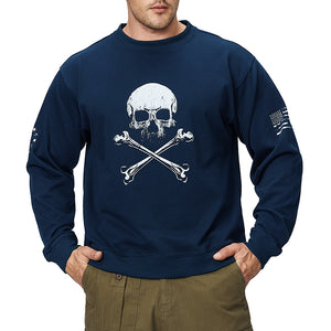 RETRO SKULL SWEATSHIRT