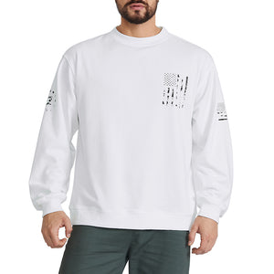 USA FLAG CROSS SWEATSHIRT