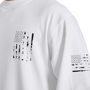 USA FLAG CROSS SWEATSHIRT