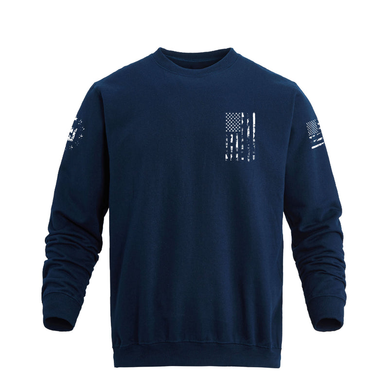 USA FLAG CROSS SWEATSHIRT