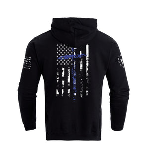USA FLAG CROSS POCKET HOODIE