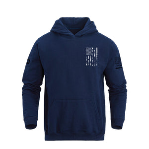 USA FLAG CROSS POCKET HOODIE