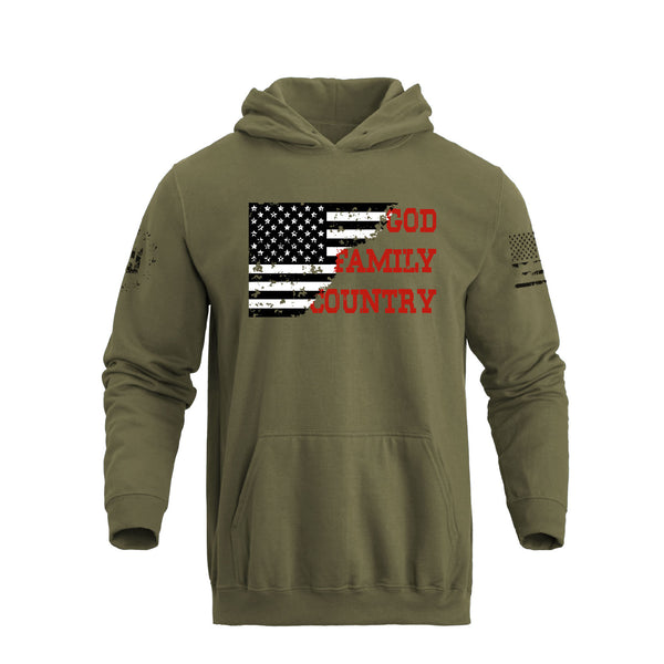 USA FLAG GFC POCKET HOODIE