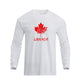 CANADIAN MAPLE LEAF GRAPHIC LONG SLEEVE T-SHIRT