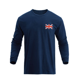 U.K FLAG GRAPHIC LONG SLEEVE T-SHIRT