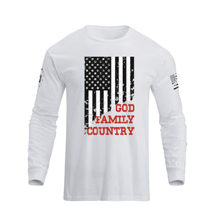 USA FLAG GFC GRAPHIC LONG SLEEVE T-SHIRT