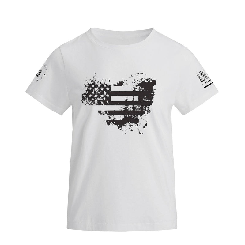 WOMEN'S USA FLAG GRAPHIC TEE