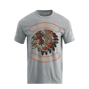 NATIVE AMERICAN SKULL GRAPHIC TEE