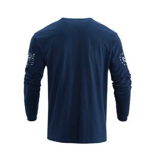 USA SHIELD GRAPHIC LONG SLEEVE T-SHIRT