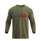 GOD COUNTRY USA GRAPHIC LONG SLEEVE T-SHIRT