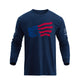 USA FLAG GRAPHIC LONG SLEEVE T-SHIRT