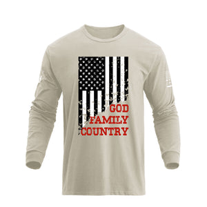 USA FLAG GFC GRAPHIC LONG SLEEVE T-SHIRT