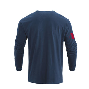 USA FLAG GRAPHIC LONG SLEEVE T-SHIRT