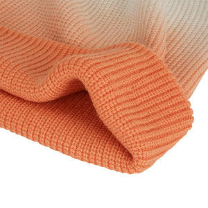GRADIENT COLOR KNITTED HAT