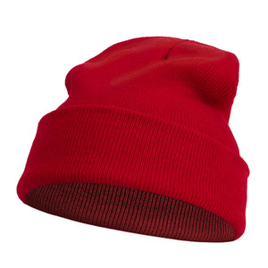 KNITTED CUFF BEANIE HAT
