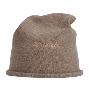 KNITTED CUFF BEANIE HAT